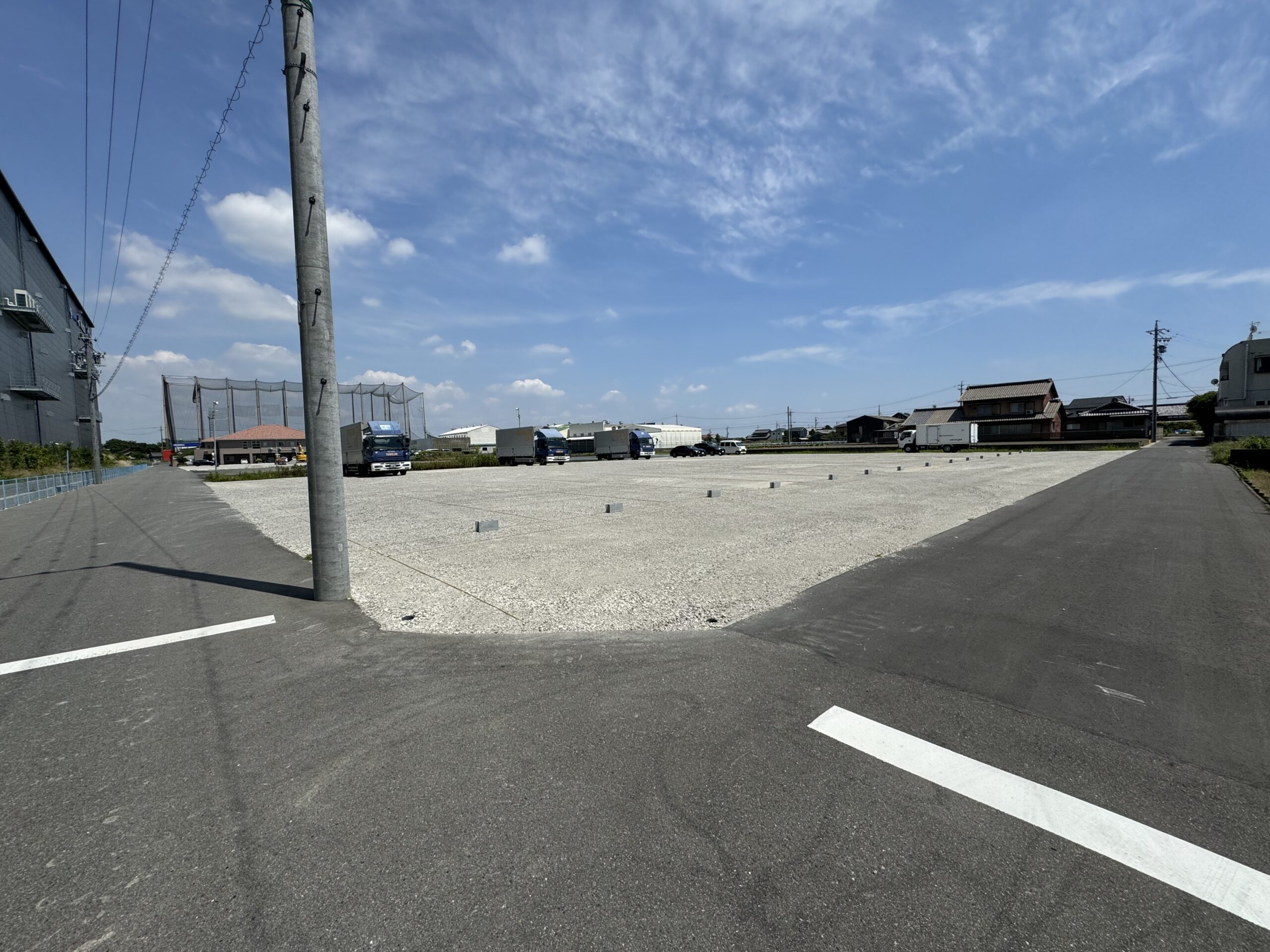 一宮市 約2,500㎡ 駐車場開発