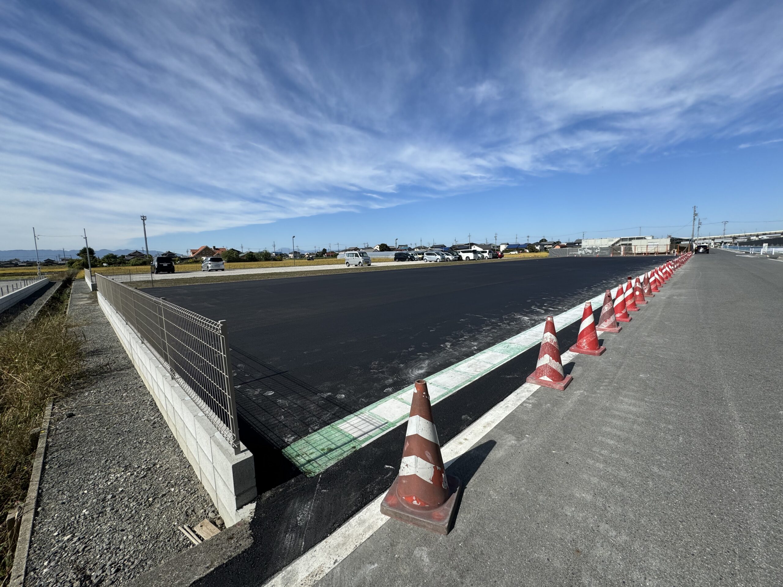 一宮市 約4,600㎡ 駐車場・資材置場開発